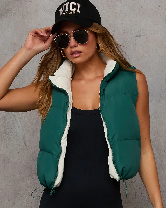 Closeout Carrington Reversible Puffer Vest