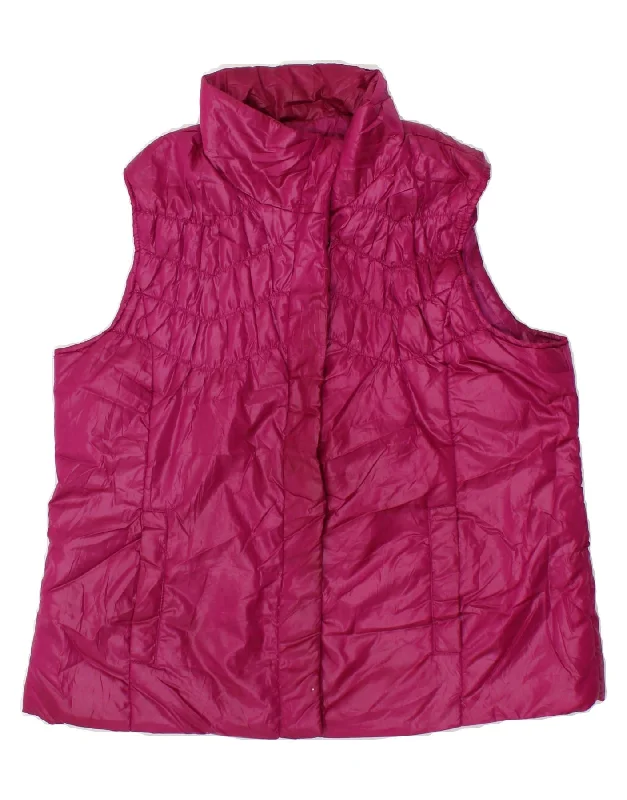 Weekend Savings Spectacular IZOD Womens Padded Gilet UK 18 XL Pink Polyester