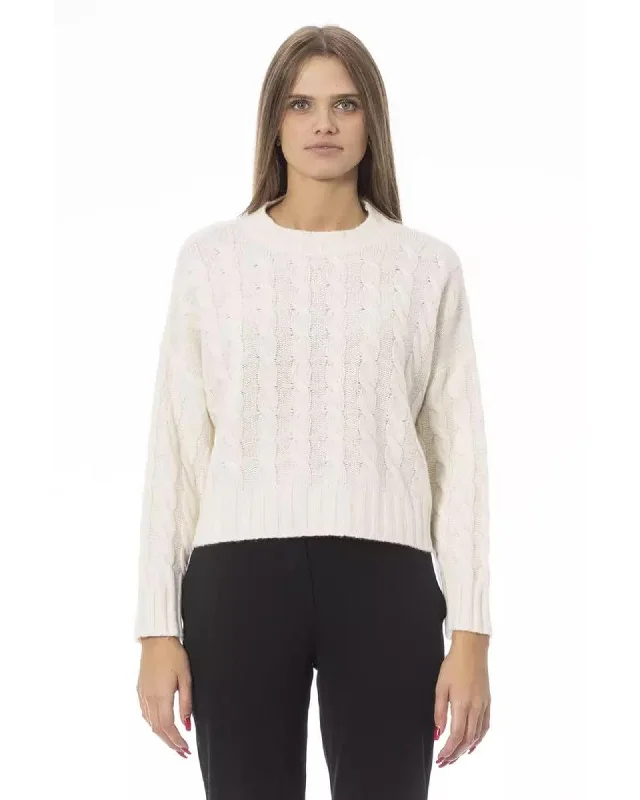 Factory Direct Sale Baldinini Trend Women's Beige Wool Sweater - M