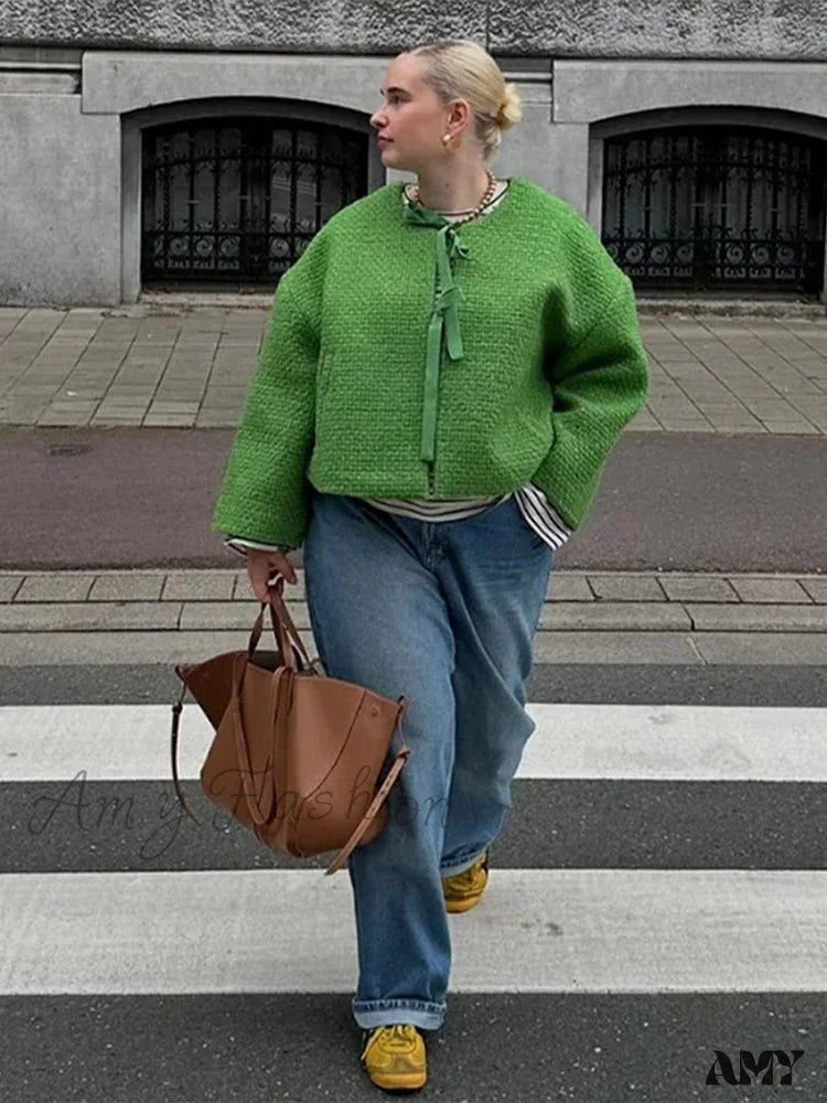 Hot Deal Knitted Christmas Sweater - O Neck Long Sleeve Loose Fit