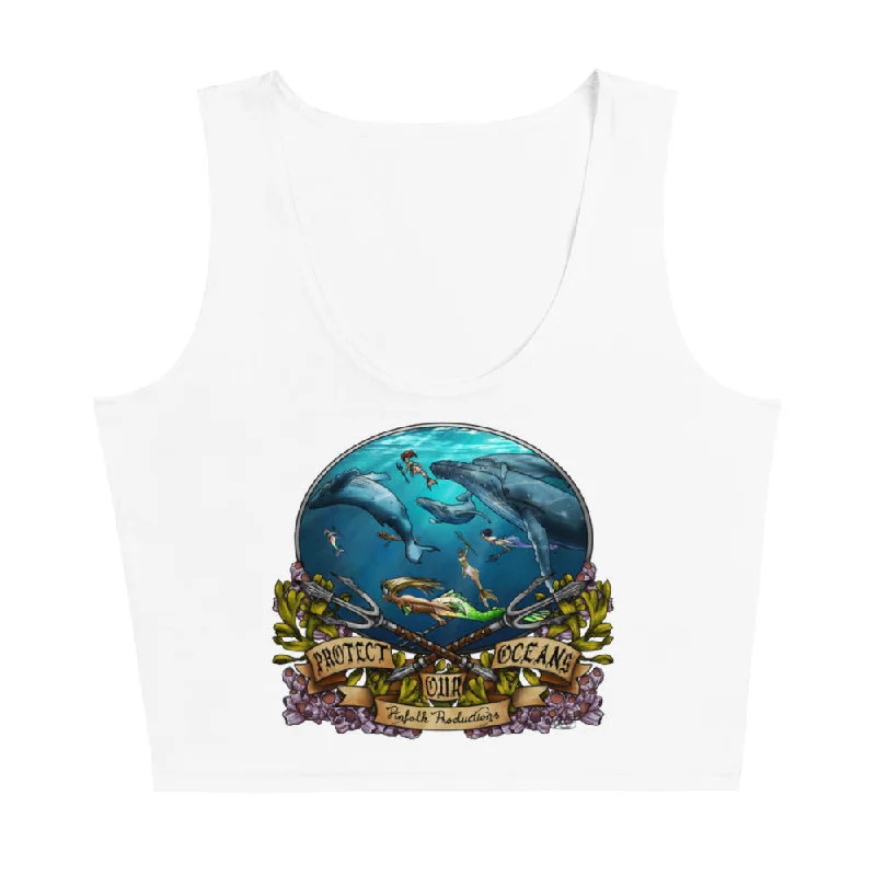 Early Bird Pod Protectors Crop Tank