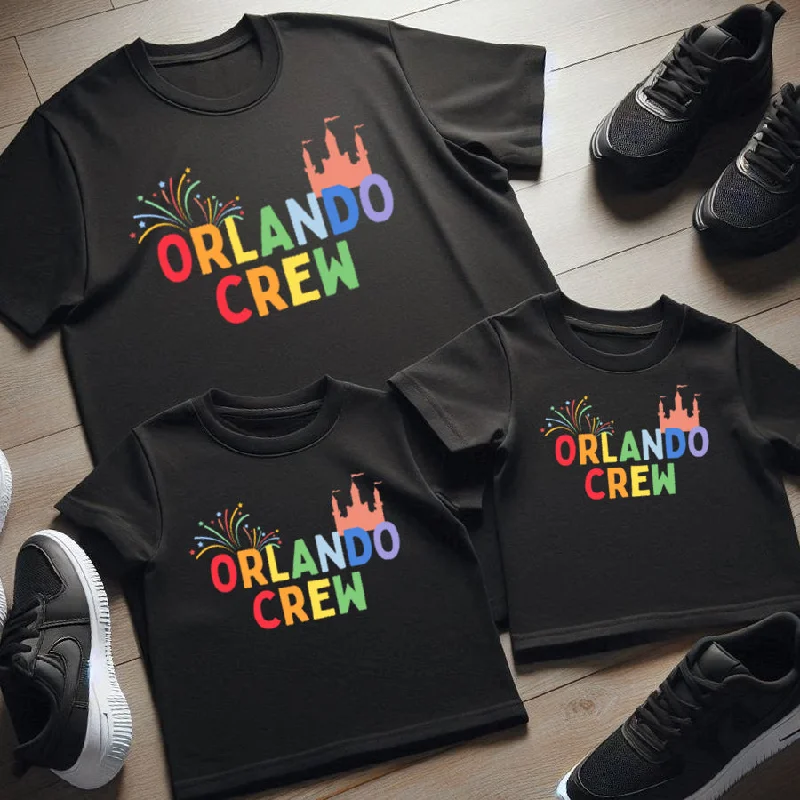 Fantastic Deals Orlando Crew Family Matching Black T-Shirts