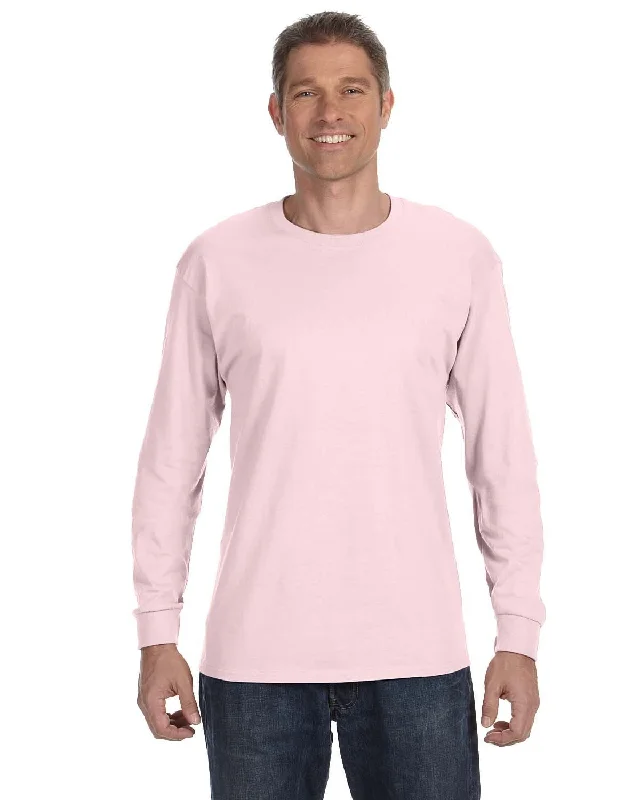 Jerzees DRI-POWER ACTIVE Long Sleeve T-Shirt | Classic Pink