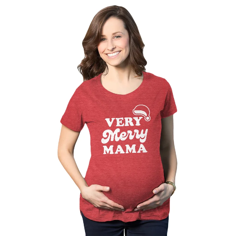 Discount Mania Very Merry Mama Maternity T Shirt