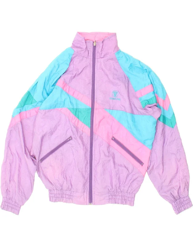 Weekend Offers That Impress VINTAGE Womens Rain Jacket IT 33/34 2XS Purple Colourblock Nylon Weekend Offers That Impress VINTAGE Womens Rain Jacket IT 33/34 2XS Purple Colourblock Nylon