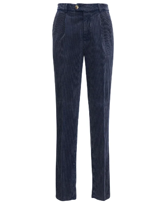 Blue Corduroy Trouser