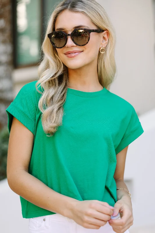 Exclusive Preview All In A Day Kelly Green Tee