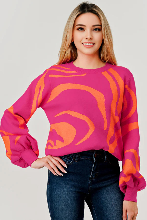 Weekend Discounts to Enjoy The Sweet Swirl Sweater