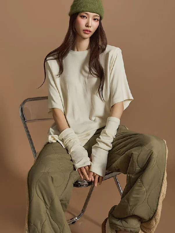 Exclusive Offers E3660 Top With Fingerless Gloves