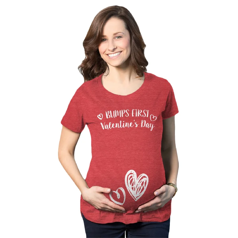 Blowout Deals Bump's First Valentine's Day Maternity T Shirt
