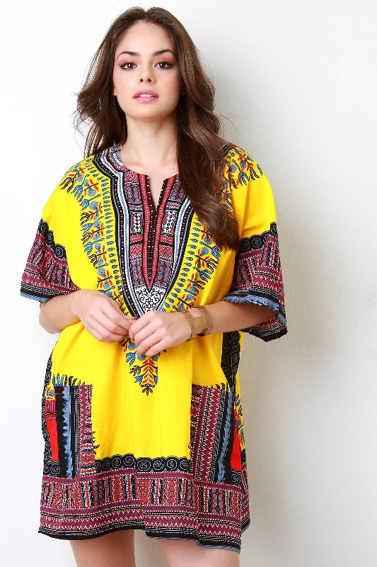 Weekend Offers That Thrill African Dashiki Long Top
