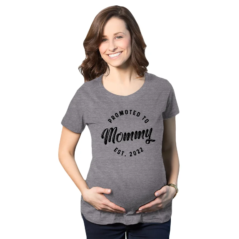 Buy Today Promoted To Mommy 2022 Maternity T Shirt