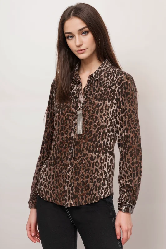 Flash Deal Johnny Was Workshop Smocked Cuff Western Shirt W12124