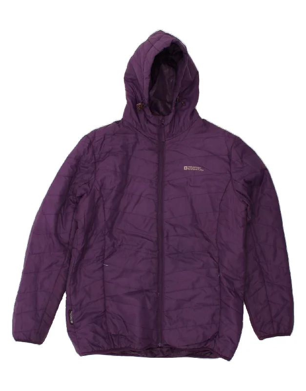 Weekend Discounts to Savor MOUNTAIN WAREHOUSE Womens Hooded Padded Jacket UK 18 XL Purple Polyester Weekend Discounts to Savor MOUNTAIN WAREHOUSE Womens Hooded Padded Jacket UK 18 XL Purple Polyester