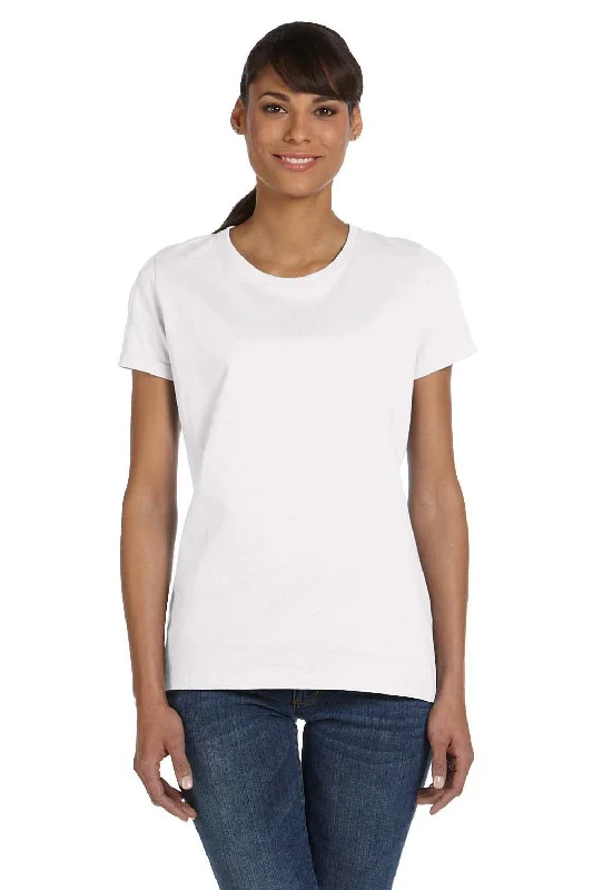 Don't Wait Fruit Of The Loom Womens HD Jersey Short Sleeve Crewneck T-Shirt - White - Closeout