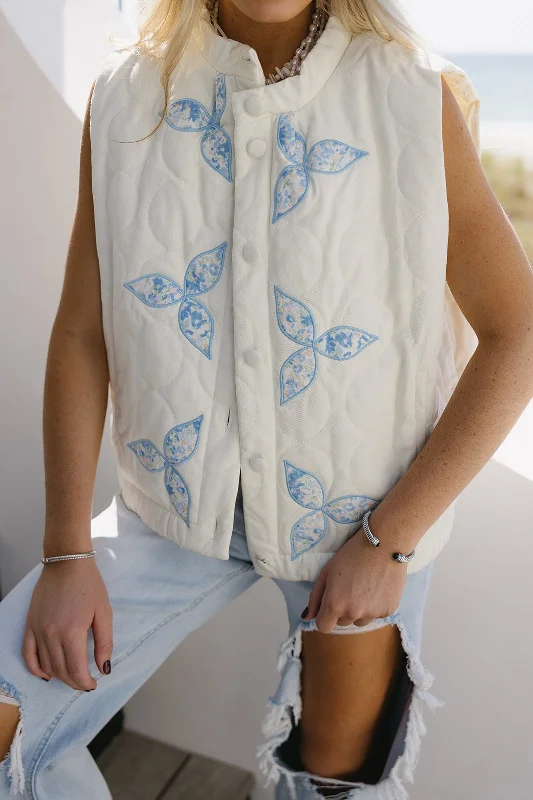 Seasonal Clearance This And That Vest - Off White