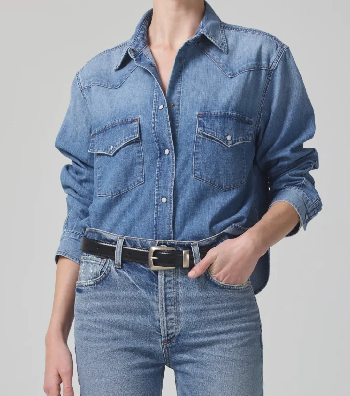 Weekend Offers That Excite COH Cropped Western Top