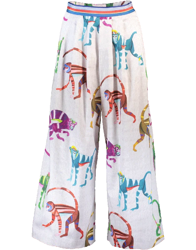 Quick Sale Monkey Print Culotte