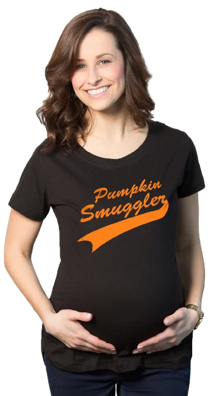 Hurry In Pumpkin Smuggler Maternity T Shirt