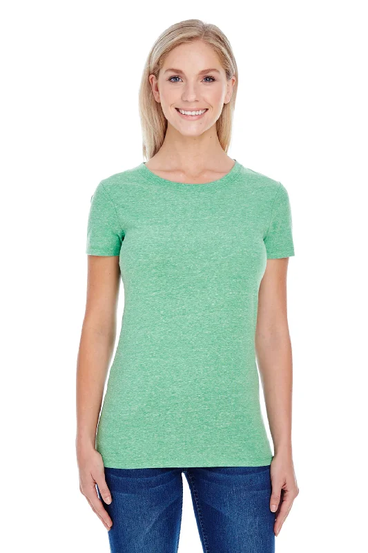 Weekend Deal Threadfast Apparel Womens Short Sleeve Crewneck T-Shirt - Green