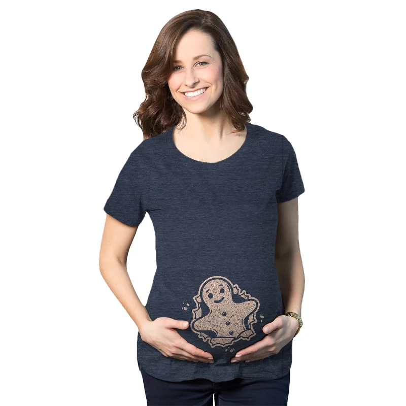 Weekend Bargains Galore Gingerbread Cookie Maternity T Shirt