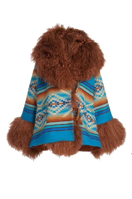 Online Deal Pagosa Springs Shearling Cloak