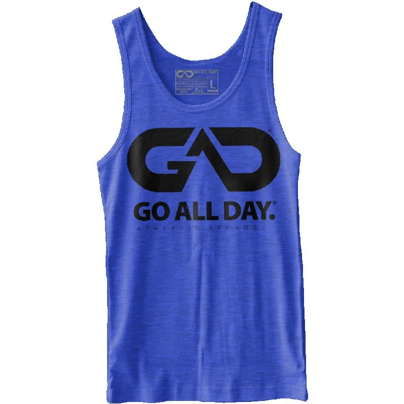 Crazy Deals GO ALL DAY® Unisex Tank (Heather Royal Blue)
