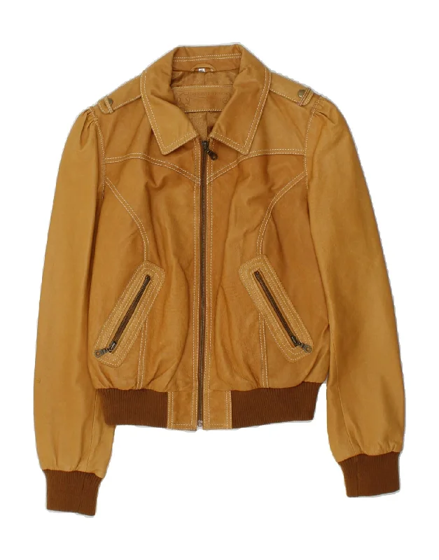 Make Your Weekend Count with Savings C&A Womens Leather Jacket IT 42 Medium Brown Leather Make Your Weekend Count with Savings C&A Womens Leather Jacket IT 42 Medium Brown Leather
