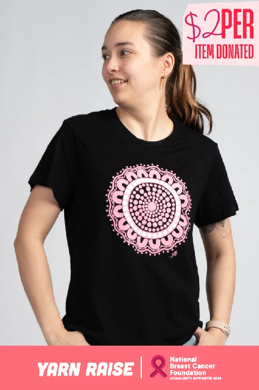 Weekend Deals That Amaze Boobie Sista Black Cotton Crew Neck Women's T-Shirt