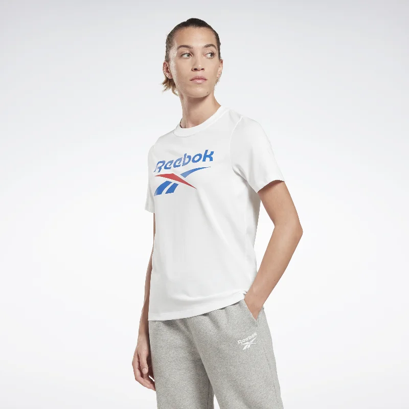 Reduced Price Reebok Identity T-Shirt White/Vector Blue