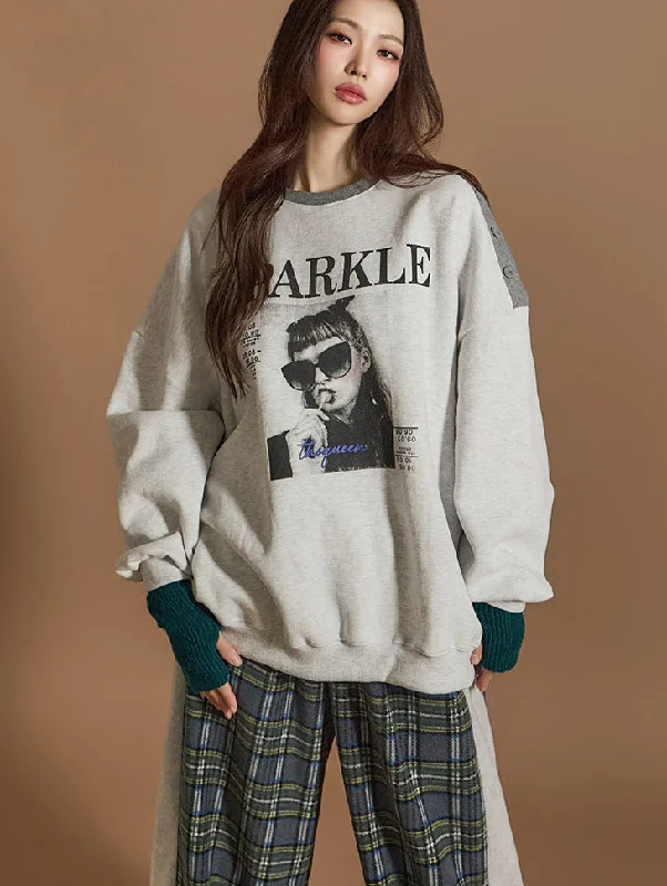 Clearance Items E3662 Fleece-lined Sweatshirt