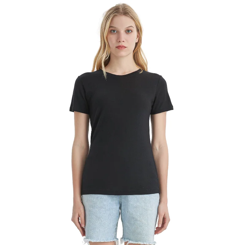 Weekend Savings Extravaganza Women's Merino 170g Classic Short Sleeve T-Shirt Black
