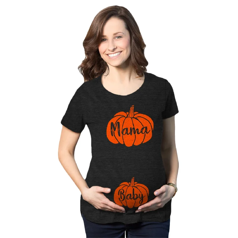 Weekend Specials to Relish Mama Baby Pumpkin Maternity T Shirt