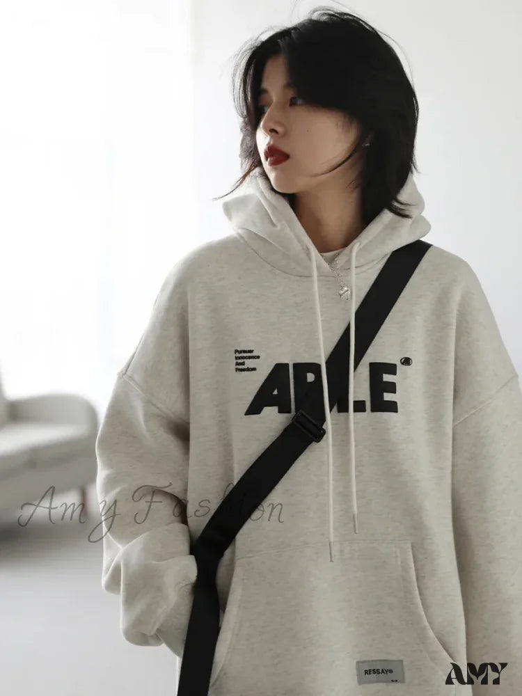 Deal Zone Loose Streetwear Casual Comfortable Trendy Soft Stylish Elegant Hoodies