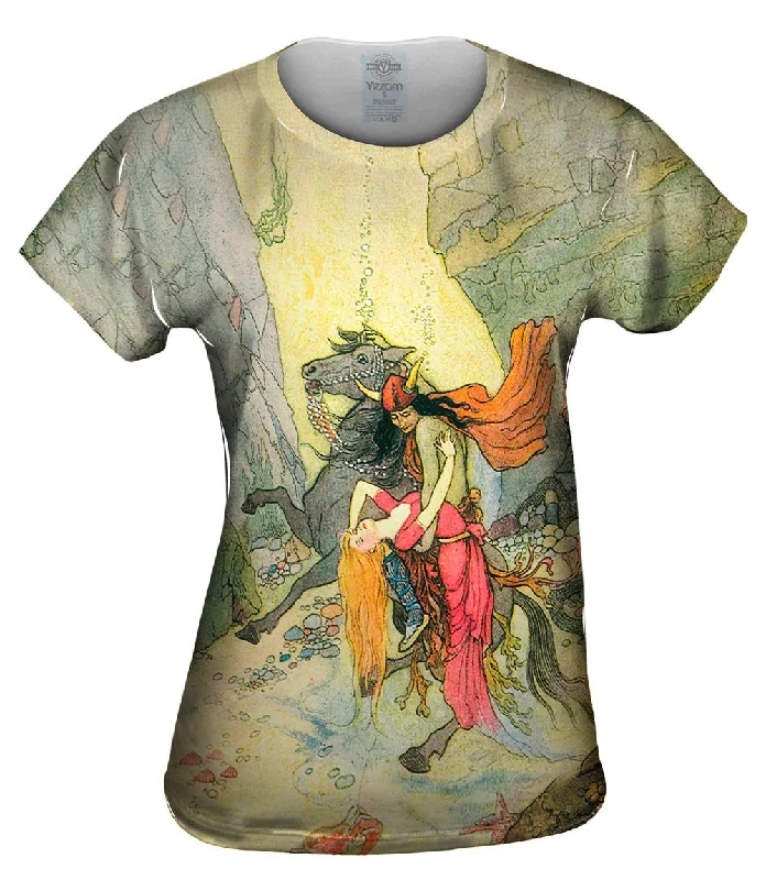 Online Deal Warwick Goble - "Viking And Damsel Pink Dress"