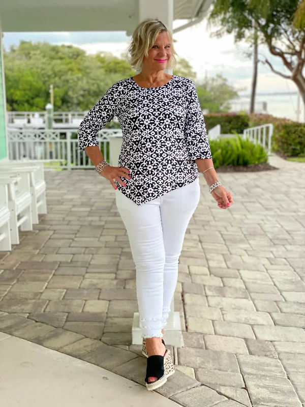 Loyalty Reward NAPLES DAYS ASYMMETRIC TOP