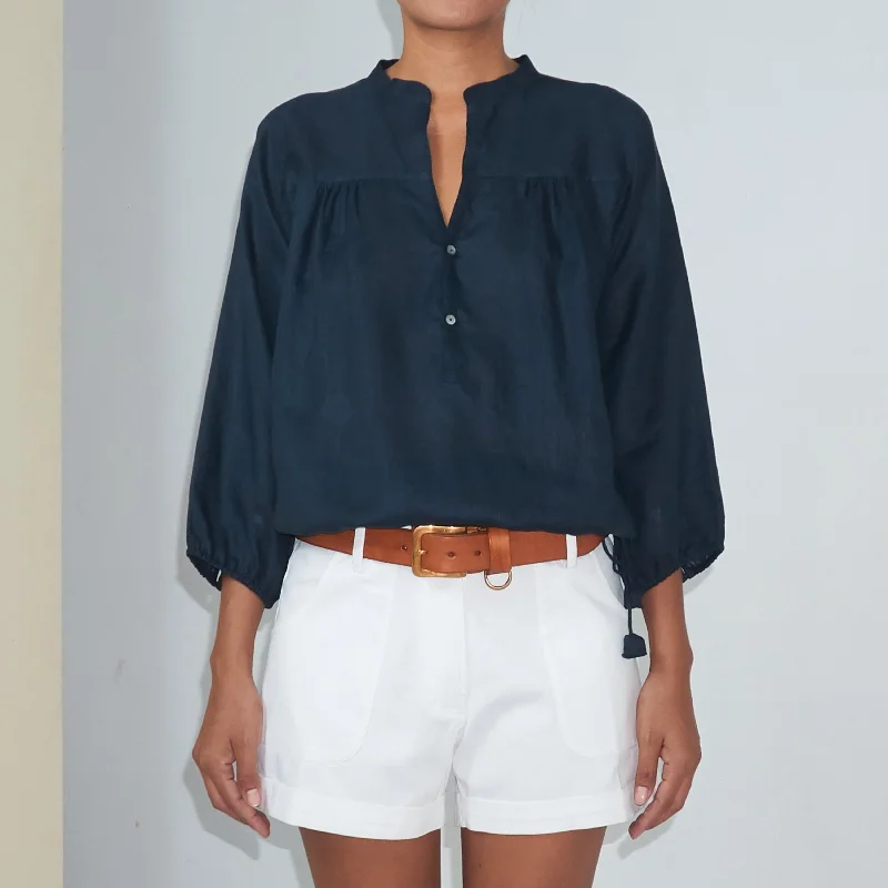 Weekend Savings Spectacular BKLN TOP - Linen | Midnight Blue