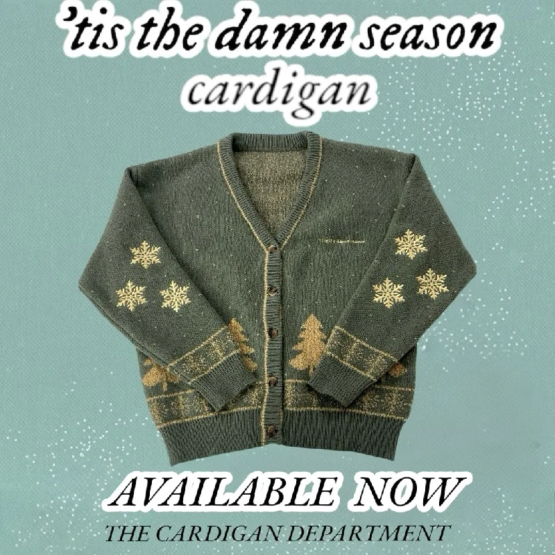 Weekend Savings Spectacle ‘Tis the damn season Cardigan