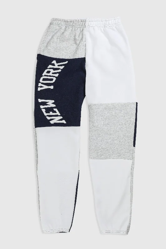 Flash Deals Unisex Rework New York Patchwork Sweatpants - S