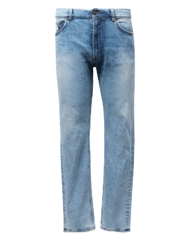 Light Blue Wash Denim Pants