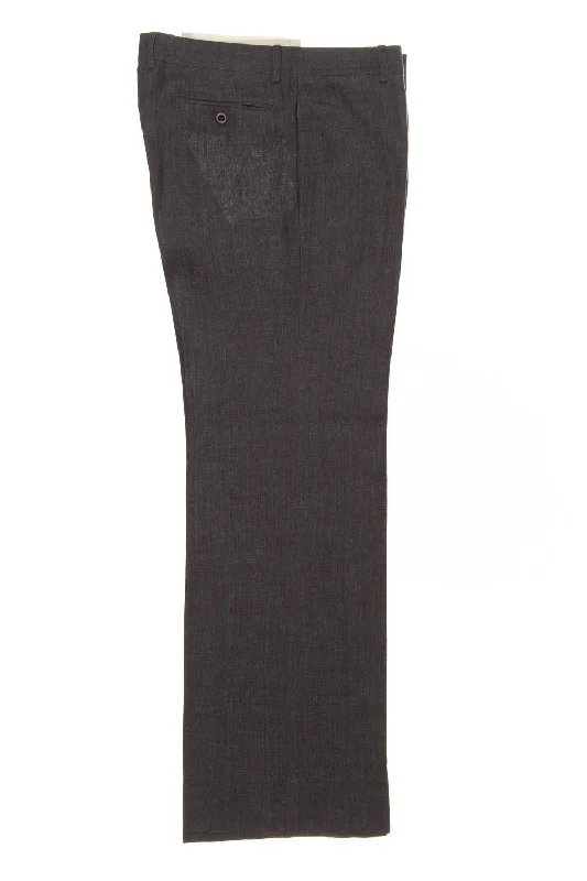 Hermes - Dark Blue Linen Dress Pants - IT 52