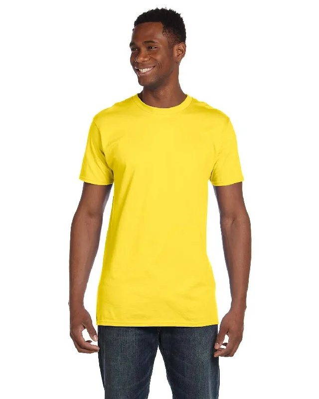 Hanes Combed Cotton T-Shirt | Yellow