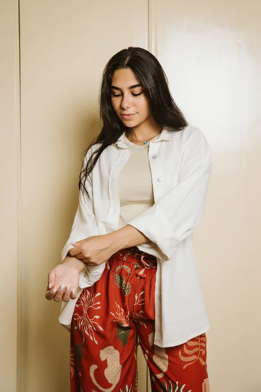 Weekend Offers That Thrill White Breeze On Through Linen Shirt