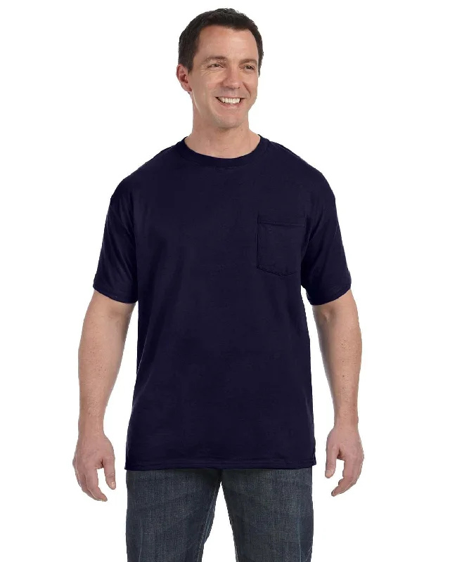 Hanes Authentic-T Pocket T-Shirt | Navy