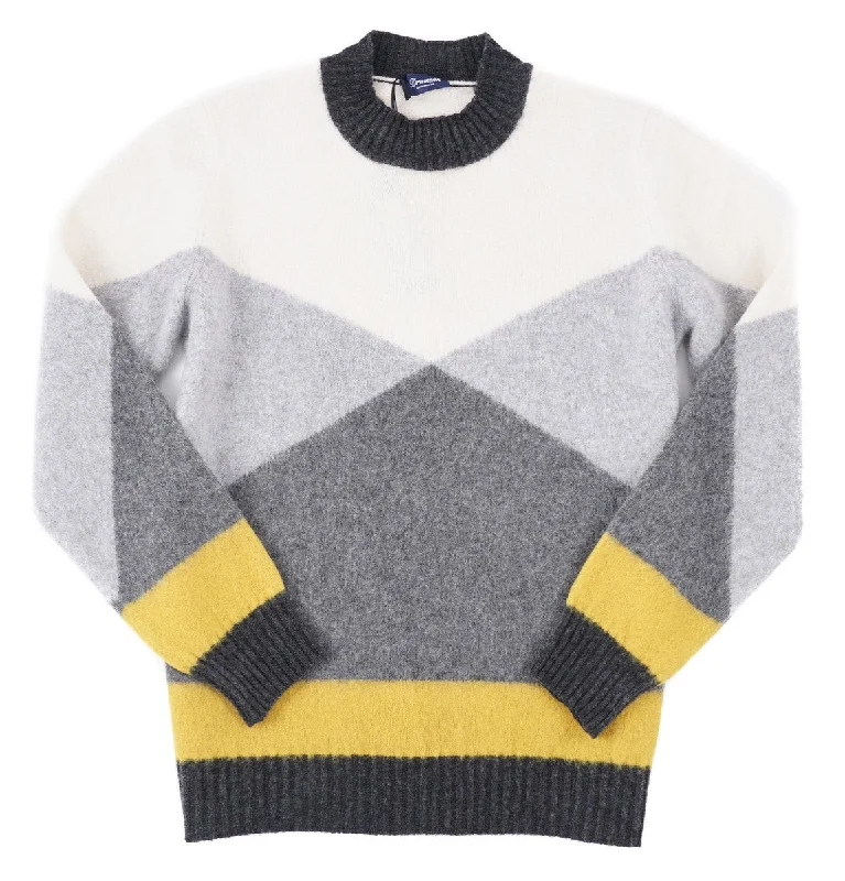 Drumohr Patterned Lambswool Sweater