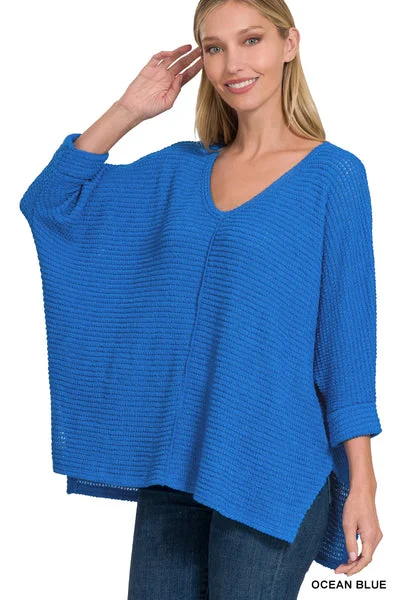 New Markdowns The Brandy Top in Ocean Blue