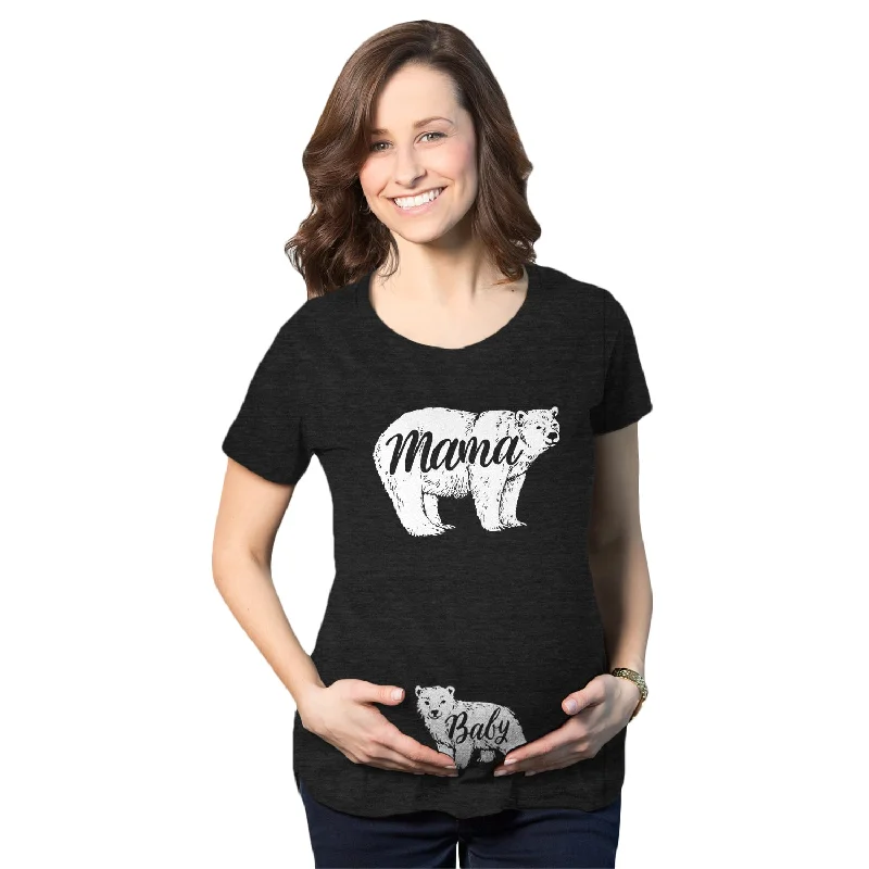 Limited Edition Mama And Baby Bear Maternity T Shirt