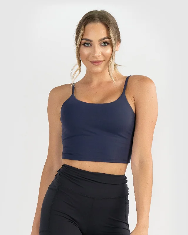 Exclusive Preview Core Trainer Libby Active Crop - Navy