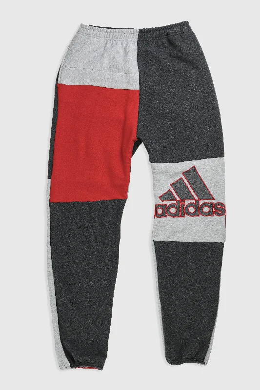 Online Specials Unisex Rework Adidas Patchwork Sweatpants - M