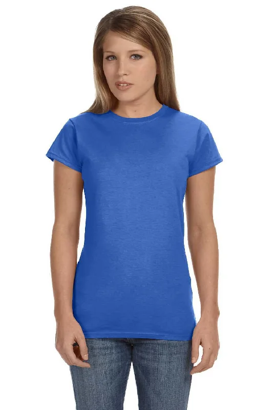 Weekend Specials to Snag Gildan Womens Softstyle Short Sleeve Crewneck T-Shirt - Heather Royal Blue